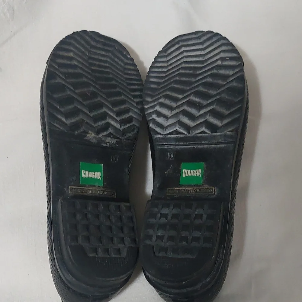 Cougar, Size 10, Black Textured Women's Flats - Picture 9 of 11